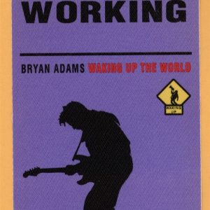 Bryan Adams 1991 Waking up the World Concert Tour Working Backstage Pass