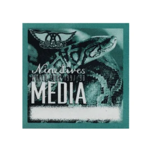Aerosmith 1997 Nine Lives Concert Tour Media Backstage Pass
