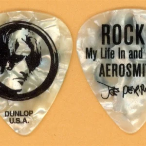 Aerosmith Joe Perry Vintage Guitar Pick - Legend Rocks Book Tour