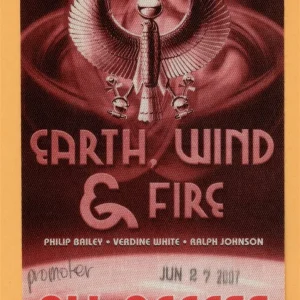 Earth Wind & Fire 2007 Illuminate Love Concert Tour ALL ACCESS Backstage Pass