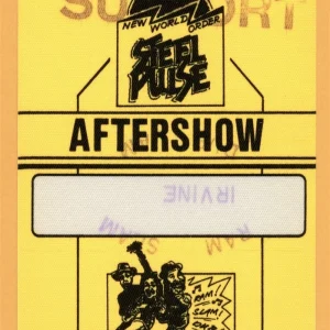 Steel Pulse 1994 New World Order Concert Tour After Show Backstage Pass
