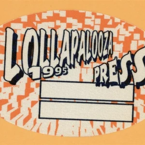 Sonic Youth 1995 w/ Hole & Beck Lollapalooza Concert Tour PRESS Backstage Pass
