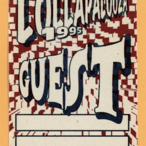 Sonic Youth 1995 w/ Hole & Beck Lollapalooza Concert Tour GUEST Backstage Pass