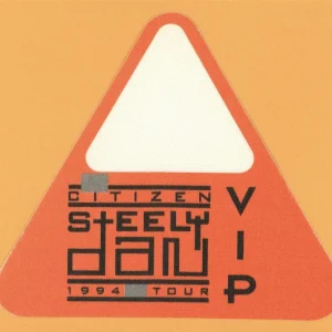 Steely Dan 1994 Citizen Concert Tour VIP Backstage Pass