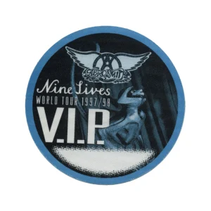 Aerosmith 1997 Nine Lives Concert Tour VIP Backstage Pass