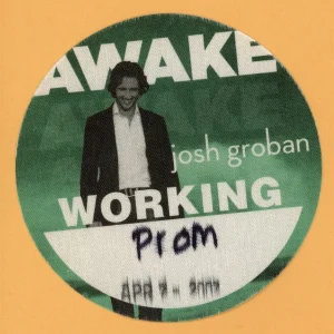 Josh Groban 2006 Awake Concert Tour WORKING Backstage Pass