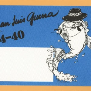 Juan Luis Guerra 1992 Areíto Concert Tour Backstage Pass