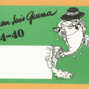 Juan Luis Guerra 1992 Areíto Concert Tour Backstage Pass
