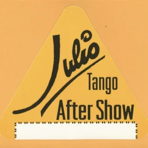 Julio Iglesias 1996 Tango Concert Tour AFTER SHOW Backstage Pass