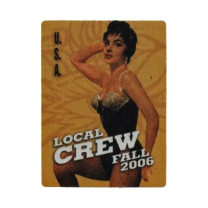 Bob Dylan 2006 Modern Times Concert Tour Local Crew Backstage Pass