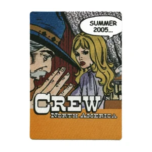 Bob Dylan 2005 Concert Tour Crew Backstage Pass