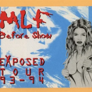 Motley Crue 1993 Vince Neil Exposed Concert Tour Before Show Backstage Pass