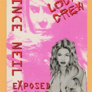 Motley Crue 1993 Vince Neil Exposed Concert Tour Crew Backstage Pass
