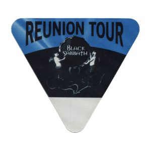 Black Sabbath 1999 Reunion Concert Tour After Show Backstage Pass