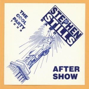 Stephen Stills 1990 Crosby Stills & Nash Concert Tour After Show Backstage Pass