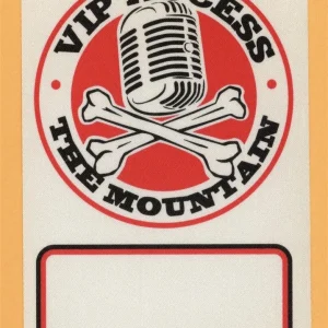 Steve Earle 1999 The Mountain Concert Tour VIP Backstage Pass