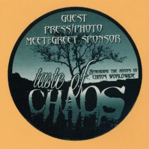 Taste of Chaos 2005 Concert Tour Guest Backstage Pass