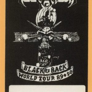 Testament 1989 Black is Back Concert Tour Guest Backstage Pass