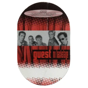 Backstreet Boys 1999 Millennium Concert Tour Guest Backstage Pass