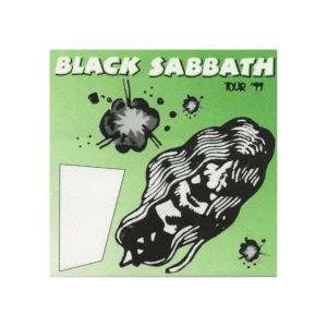 Black Sabbath 1999 Reunion Concert Tour Guest Backstage Pass