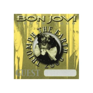 Bon Jovi 2000 Crush Concert Tour Guest Backstage Pass