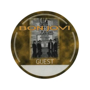 Bon Jovi 2001 One Wild Night Concert Tour Guest Backstage Pass