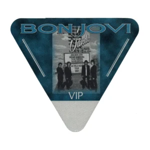 Bon Jovi 2001 One Wild Night Concert Tour VIP Backstage Pass