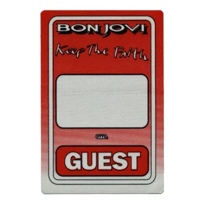 Bon Jovi 1993 Keep the Faith Concert Tour Guest Backstage Pass