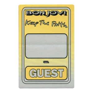 Bon Jovi 1993 Keep the Faith Concert Tour Guest Backstage Pass