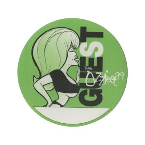 Ozzy Osbourne 1999 Black Sabbath Ozzfest Concert Tour Guest Backstage Pass