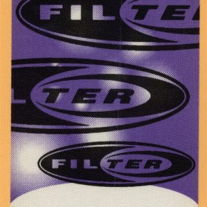 Filter 1999 Self Titled Concert Tour Backstage Pass