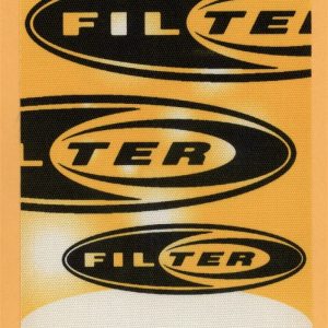 Filter 1999 Self Titled Concert Tour Backstage Pass