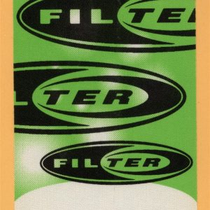 Filter 1999 Self Titled Concert Tour Backstage Pass