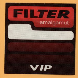 Filter 2002 The Amalgamut Concert Tour VIP Backstage Pass