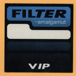 Filter 2002 The Amalgamut Concert Tour VIP Backstage Pass