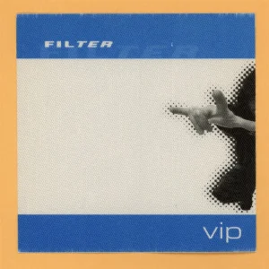 Filter 2002 Amalgamut Concert Tour VIP Backstage Pass
