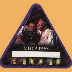 Kansas 1995 Freaks of Nature Concert Tour MEDIA Backstage Pass