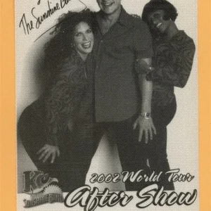 KC And The Sunshing Band 2002 Concert Tour AFTER SHOW Backstage Pass