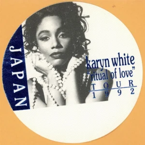 Karyn White 1992 Ritual of Love Concert Tour Backstage Pass