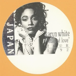 Karyn White 1992 Ritual of Love Concert Tour Backstage Pass