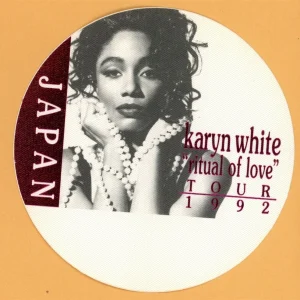 Karyn White 1992 Ritual of Love Concert Tour Backstage Pass