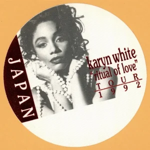Karyn White 1992 Ritual of Love Concert Tour Backstage Pass
