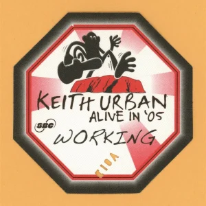 Keith Urban 2005 Be Here Concert Tour WORKING Backstage Pass