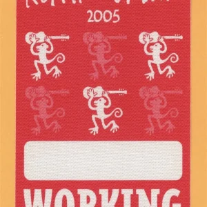 Keith Urban 2005 Be Here Concert Tour WORKING Backstage Pass