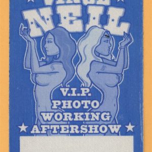 Motley Crue 1993 Vince Neil Concert Tour Backstage Pass