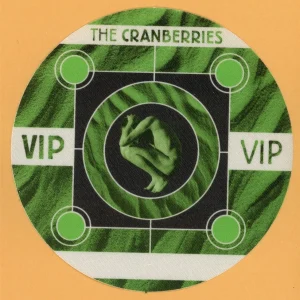 The Cranberries 1999 Bury the Hatchet Concert Tour VIP Backstage Pass