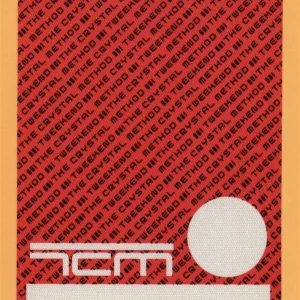 The Crystal Method 2001 Tweeken Concert Tour VIP Backstage Pass