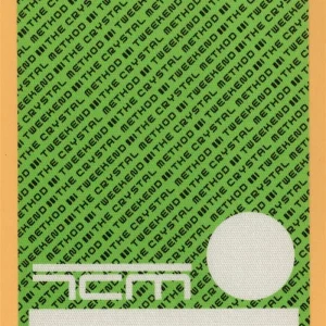 The Crystal Method 2001 Tweeken Concert Tour VIP Backstage Pass