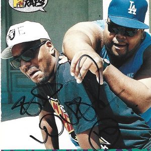 Ed Lover hand SIGNED 1991 Yo! MTV Raps Trading Card #1 COA Autograph Dre Fab 5