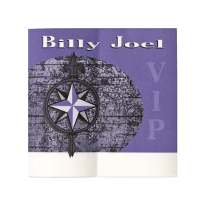 Billy Joel 1989 Storm Front Concert Tour VIP Backstage Pass